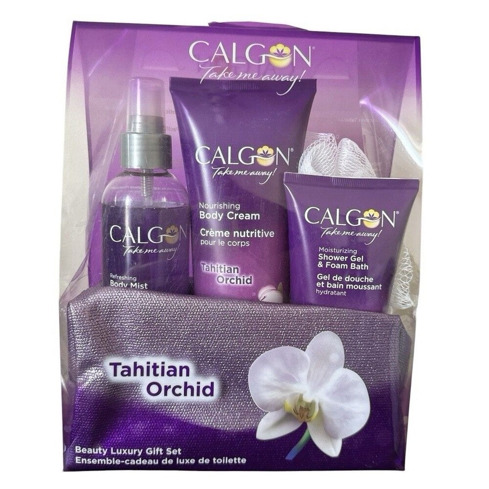 Calgon Take Me Away Tahitian Orchid Beauty Gift Set New & Sealed